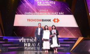 Techcombank thắng lớn tại giải thưởng uy tín Vietnam HR Awards 2018